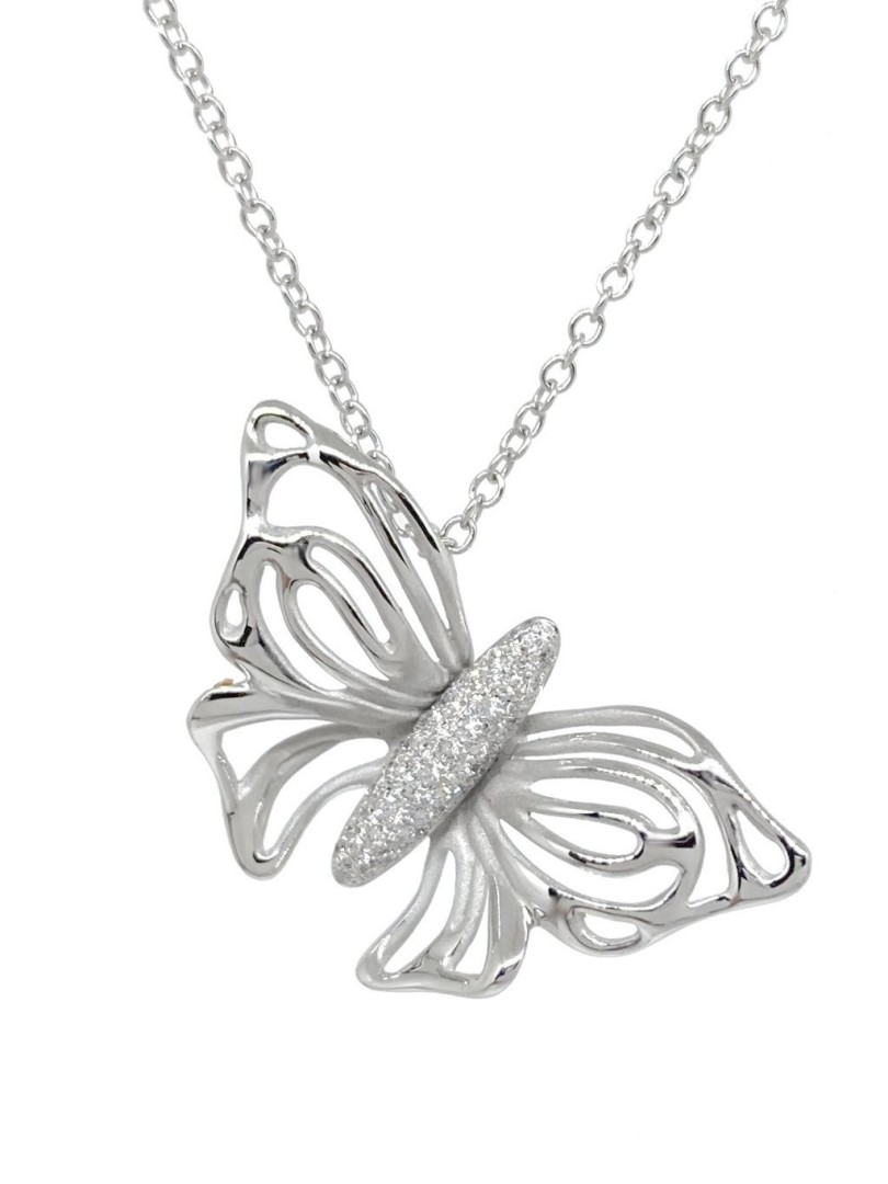 Annamaria Cammilli butterfly necklace on stroppiana.net