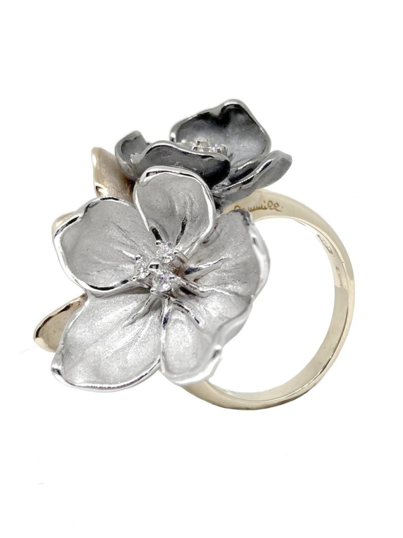 Annamaria Cammilli flower ring on stroppiana.net