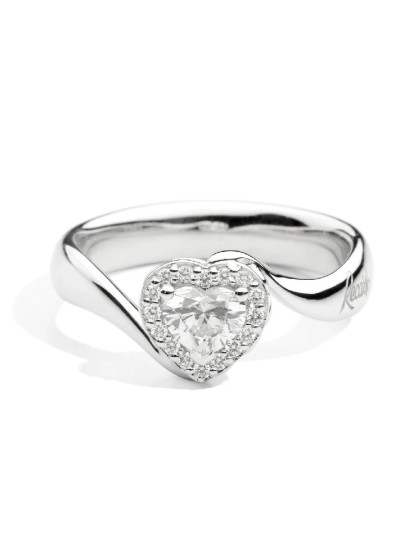 Solitaire ring Recarlo anniversary Love on stroppiana.net