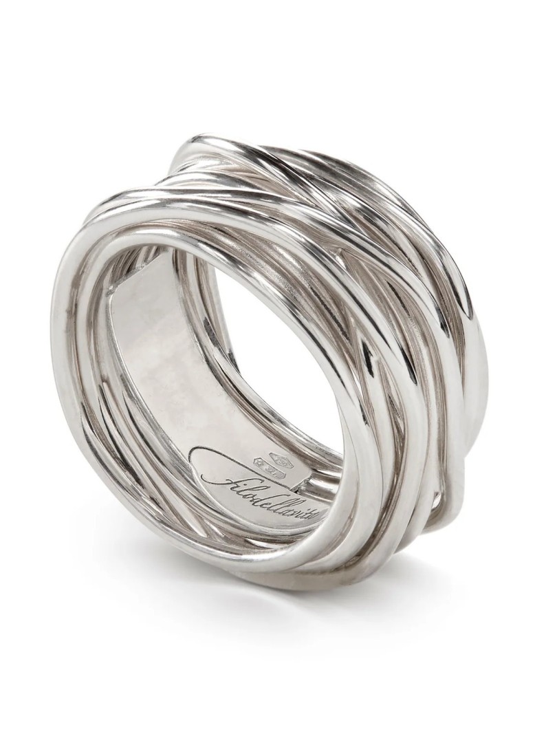 Buy silver ring Filodellavita 13 wires on stroppiana.net