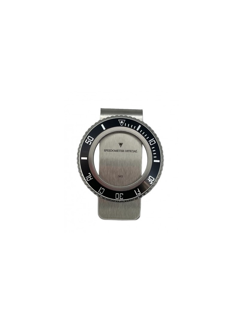 Fermasoldi Speedometer con ghiera orologio nera su stroppiana.net