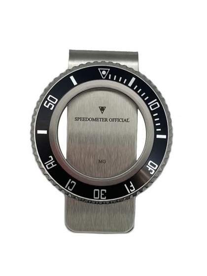 Fermasoldi Speedometer con ghiera orologio nera su stroppiana.net