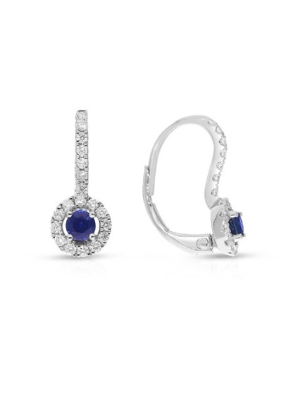 Giorgio Visconti earrings with shappire and diamonds