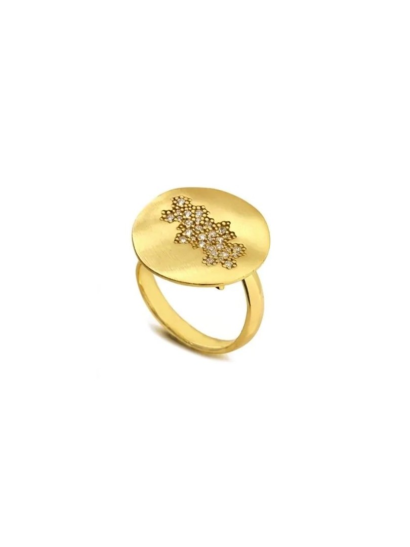 Aquaforte Foglie Ring