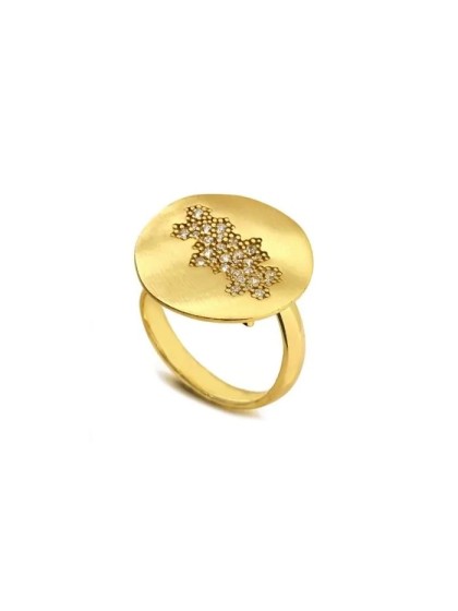 Aquaforte Foglie Ring